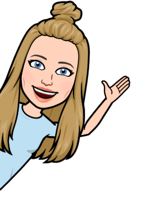 Bitmoji of Everly waving
